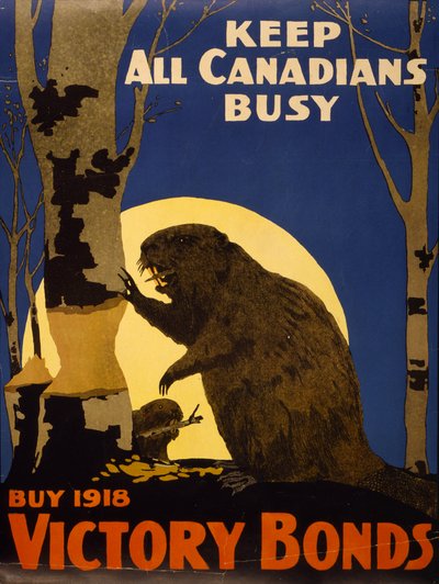 Gardez tous les Canadiens occupés : Achetez des obligations de la victoire de 1918, c.1918 - School Canadian