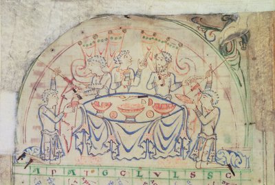 Scène de festin d