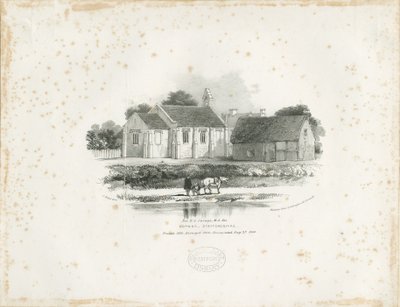 Chapelle de Hopwas : lithographie - School English