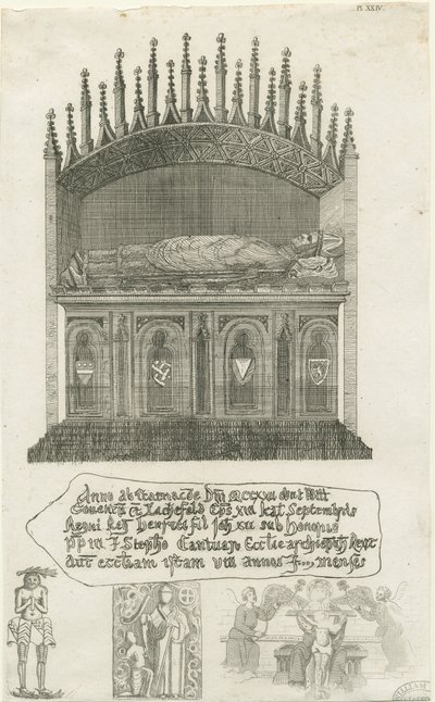 Cathédrale de Lichfield - Tombe de l