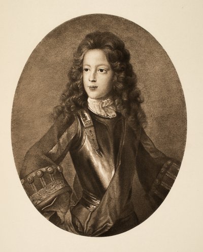 Prince Jacques François Édouard Stuart, pub. 1902 (collotype) - School English
