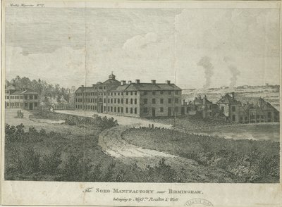 Manufacture de Soho : gravure sur acier, nd [fin 18e siècle] (impression) - School English