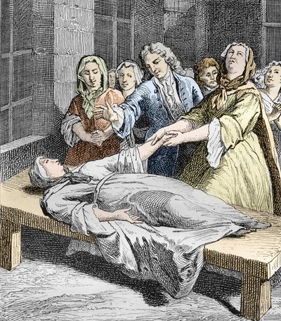 Catherine Bigot subissant des convulsions jansénistes, d