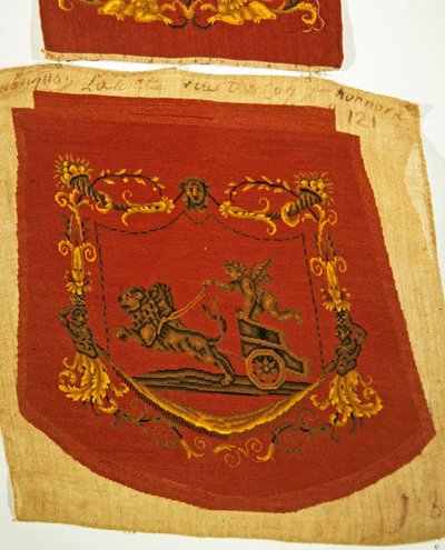 Noyau de chaise, Paris (textile) - School French
