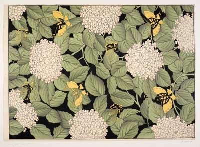 Motif floral japonais, illustration de 