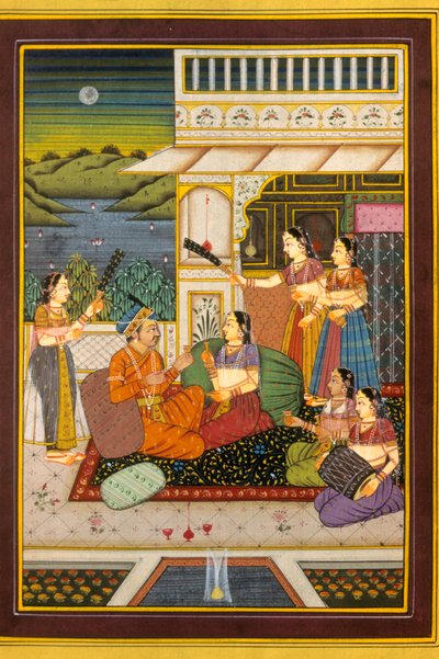 Miniature moghole, scènes d