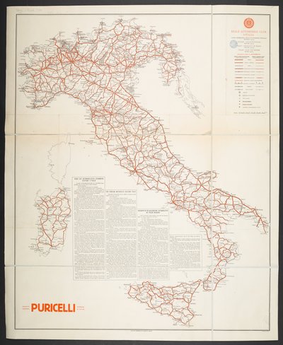 Carte routière de l