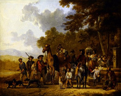 Voyageurs avec chameau - School Italian