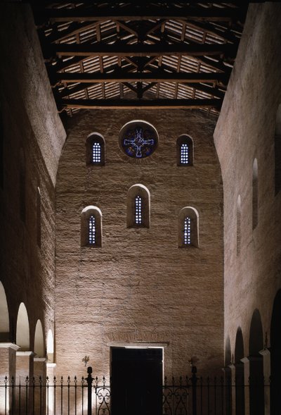 Vue de la contre-façade de l