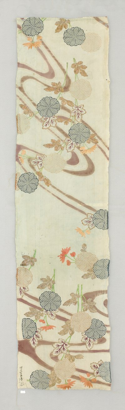 Fragment de kimono - Japanese School
