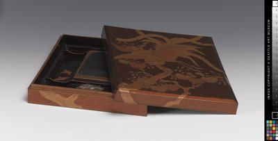 Boîte à écrire, pierre à encre, récipient d