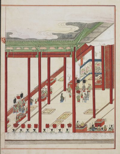 Rituel de la cour coréenne, page de 