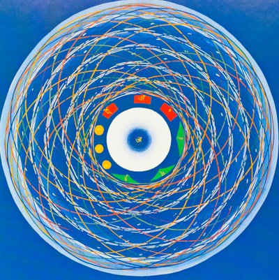Om cosmo Mandala, représentant la totalité, l
