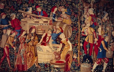 Scène de récolte (détail) - School Netherlandish