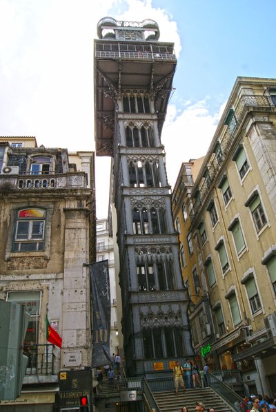 Ascenseur de Santa Justa, Lisbonne, Portugal - School Portuguese