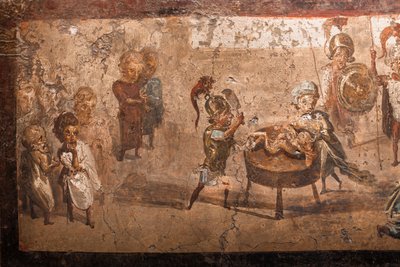 Le jugement de Salomon, Pompéi - School Roman