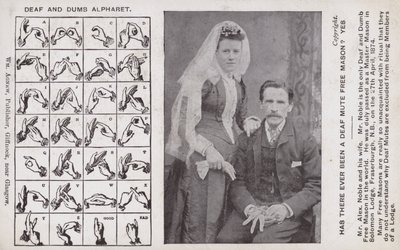 Alphabet des sourds-muets - Scottish Photographer