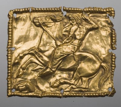 Art des steppes - Art scythe : Plaque représentant une scène de chasse - Scythian