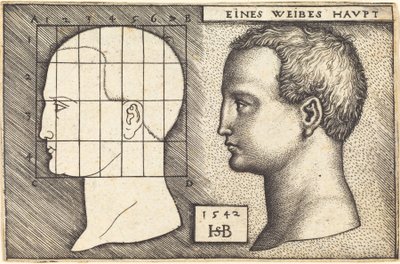 Tête de femme - Sebald Beham