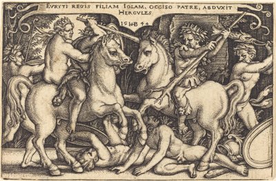 Hercule et Iole - Sebald Beham