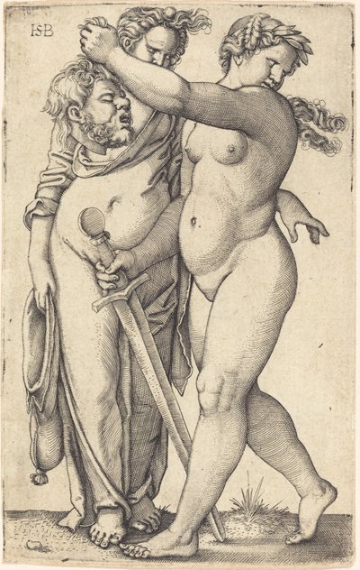 Judith marchant vers la gauche, et sa servante - Sebald Beham
