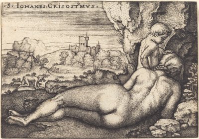 La pénitence de Saint Jean Chrysostome - Sebald Beham
