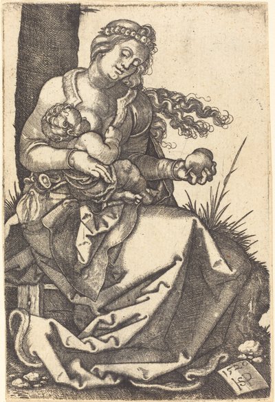 Vierge à la poire - Sebald Beham