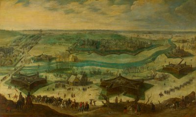 Le siège de Jülich, vers 1635 (huile sur toile) - Sebastian Vrancx