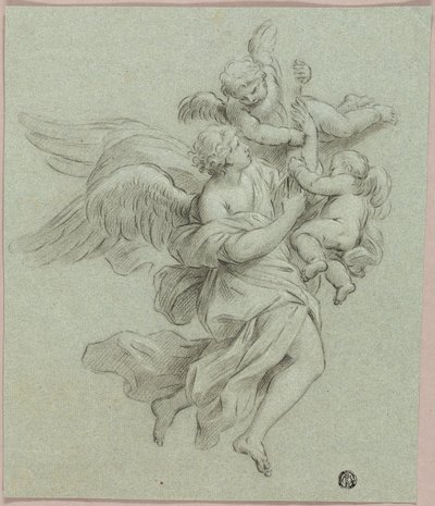 Ange avec Putti - Sebastiano Conca