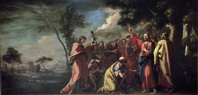 Le Christ remet les clés à Saint Pierre - Sebastiano Ricci