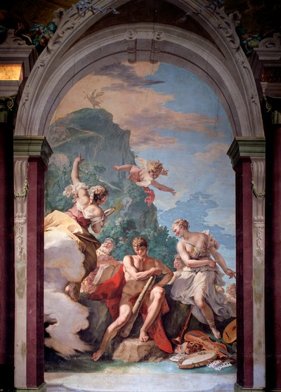 Hercule au carrefour entre vice et vertu - Sebastiano Ricci