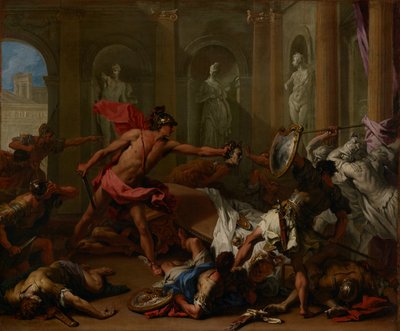 Persée confrontant Phinée à la tête de Méduse - Sebastiano Ricci