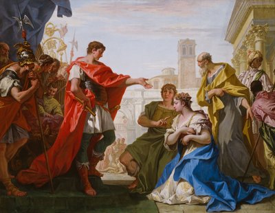 La continence de Scipion, vers 1706 - Sebastiano Ricci
