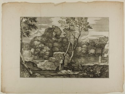 Paysage avec un homme mort et deux prêtres - Sébastien Bourdon