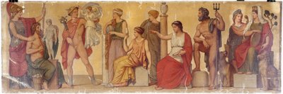 "Prométhée modelant le premier homme", composition de l