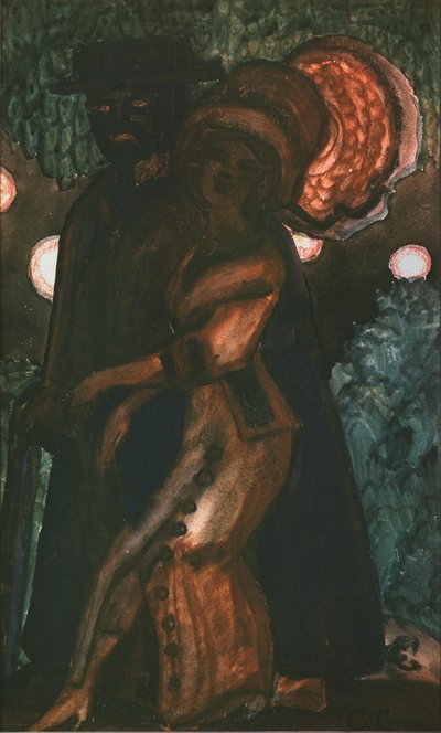 Promenade, années 1910 - Sergei Yurievich Sudeykin