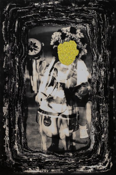 cavalier, 2019 (technique mixte) - Sergis Adamos