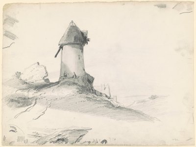 Paysage avec moulin - Seth Wells Cheney