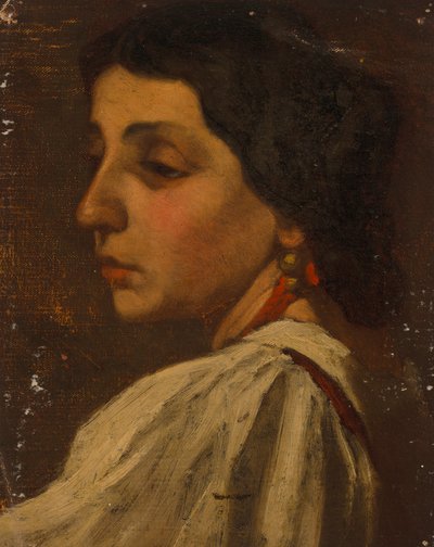 Femme de profil - Severin Falkman