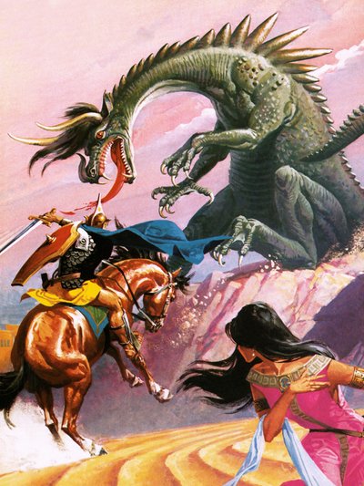 Saint Georges et le dragon - Severino Baraldi