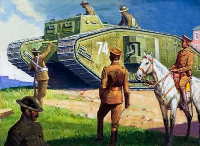 Tank sur le front occidental - Severino Baraldi