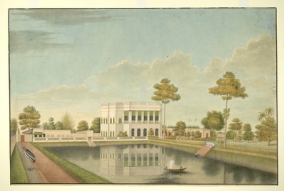 Maison de Calcutta entourée d