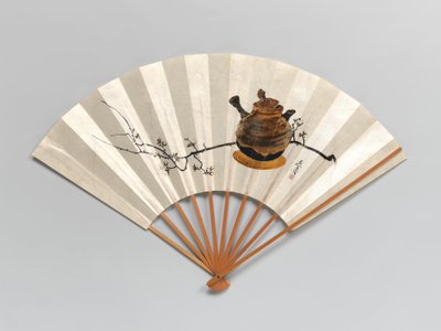 Branche de prunier et théière - Shibata Zeshin