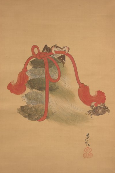 Schildkröten und Krabben - Shibata Zeshin