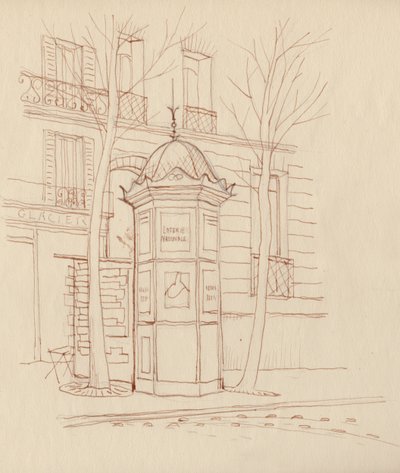 Colonne publicitaire, Paris, France - Shirley Markham