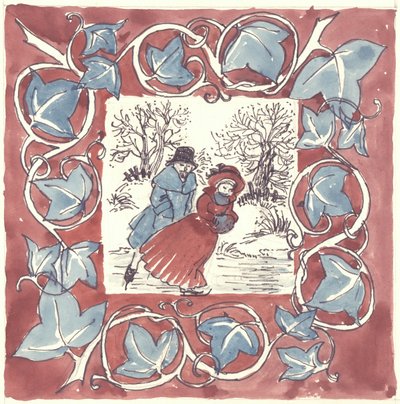 Patineurs de Noël - Shirley Markham