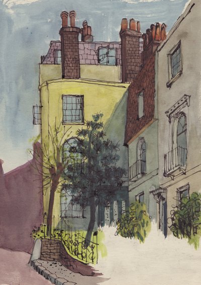 Maisons à Hampstead, vers 1950 - Shirley Markham