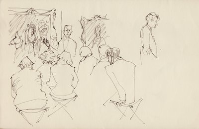 Conférence dans une galerie d