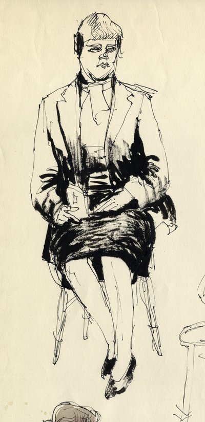 Femme assise, 1953 - Shirley Markham