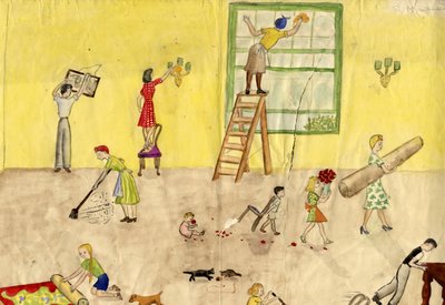 Nettoyage de printemps, 1944 - Shirley Markham